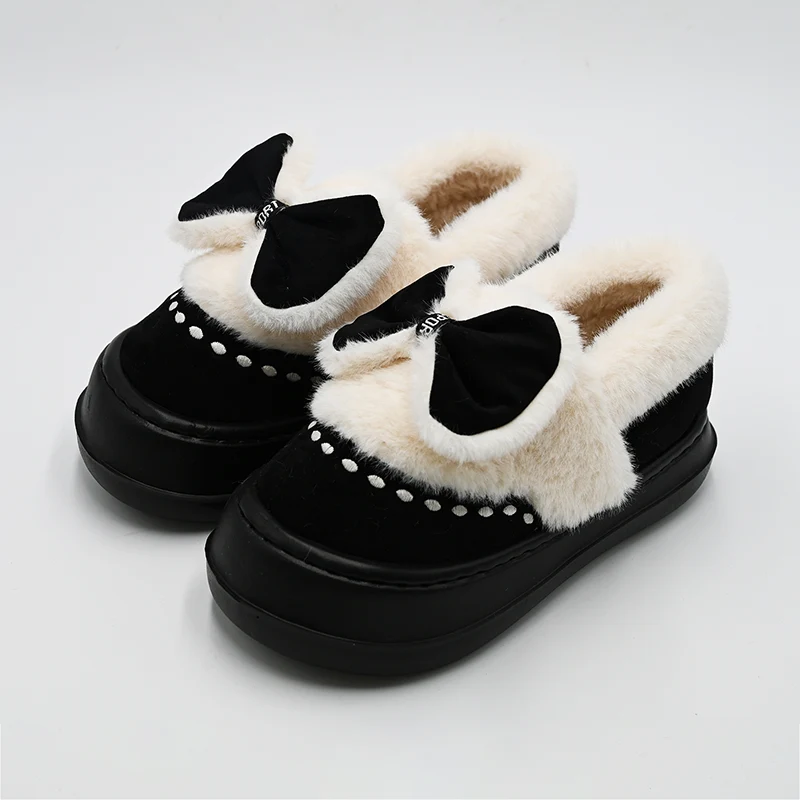 Bowknot pamuk terlikleri